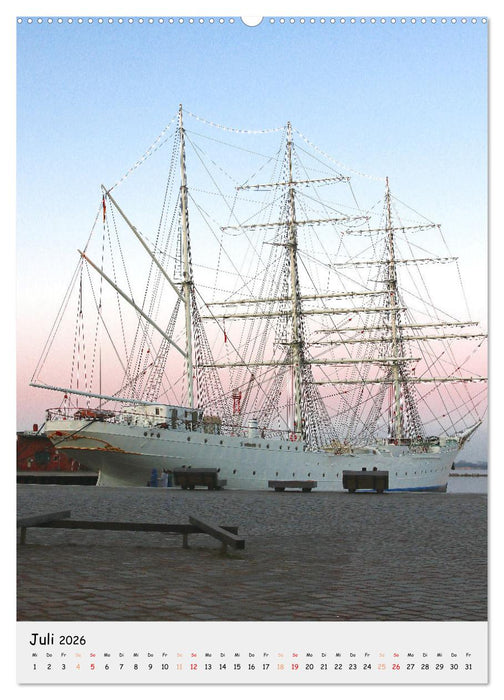 Stralsund - Altstadt und Hafen (CALVENDO Premium Wandkalender 2026)