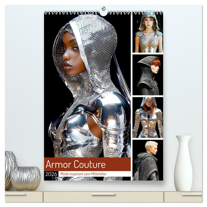 Armor Couture. Mode inspiriert vom Mittelalter (CALVENDO Premium Wandkalender 2026)