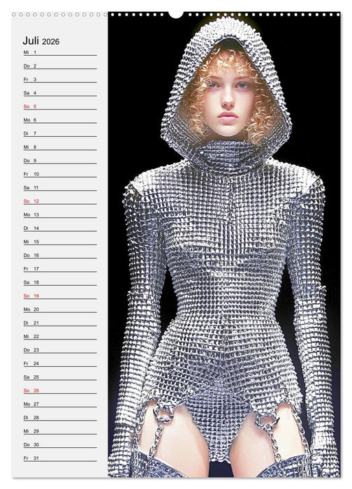 Armor Couture. Mode inspiriert vom Mittelalter (CALVENDO Premium Wandkalender 2026)