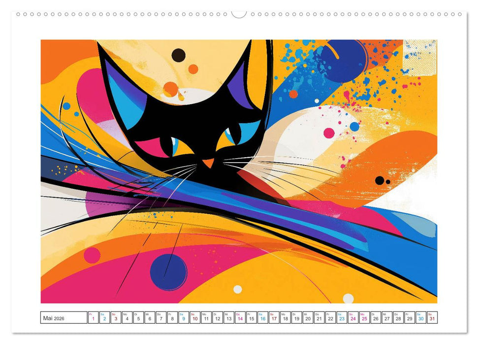 Schnurren, Springen, Streiche spielen (CALVENDO Wandkalender 2026)