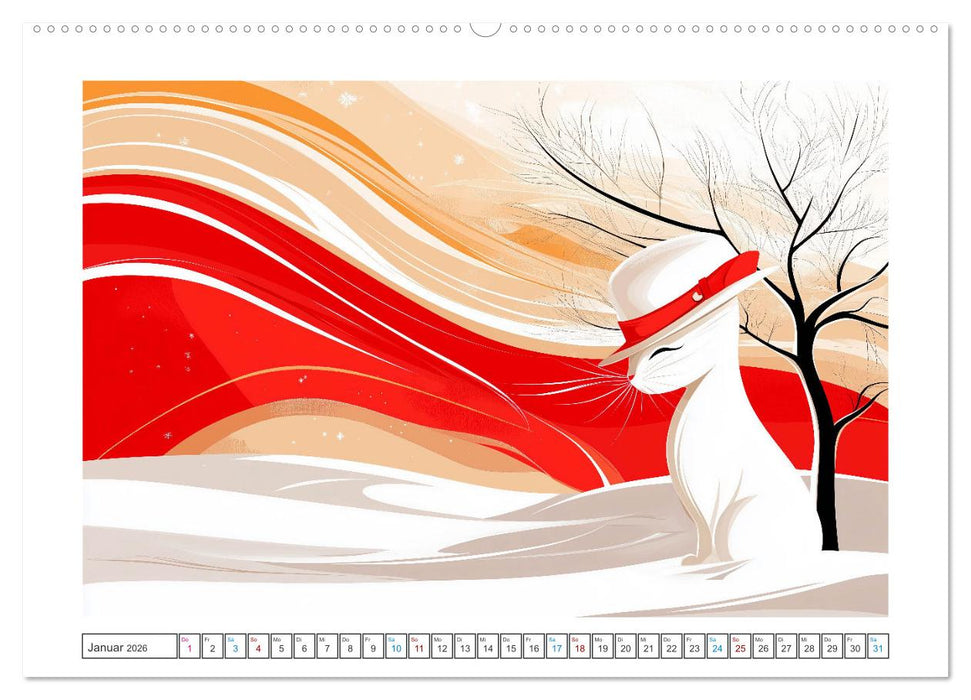 Schnurren, Springen, Streiche spielen (CALVENDO Premium Wandkalender 2026)