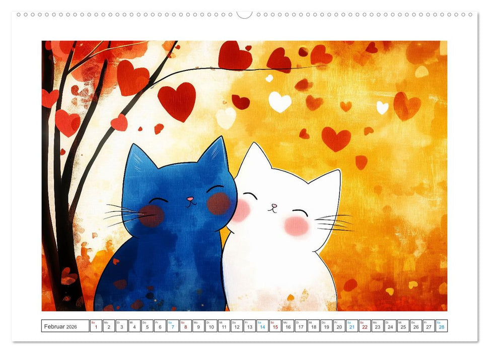 Schnurren, Springen, Streiche spielen (CALVENDO Premium Wandkalender 2026)