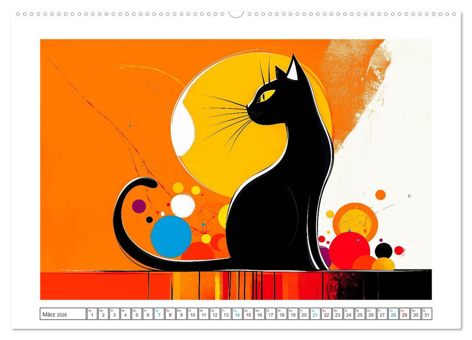 Schnurren, Springen, Streiche spielen (CALVENDO Premium Wandkalender 2026)