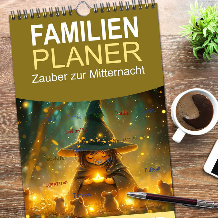 Zauber zur Mitternacht (CALVENDO Familienplaner 2026)