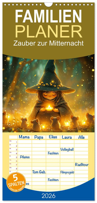 Zauber zur Mitternacht (CALVENDO Familienplaner 2026)