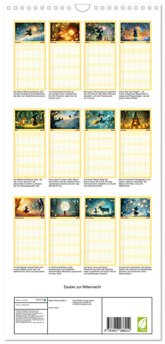 Zauber zur Mitternacht (CALVENDO Familienplaner 2026)