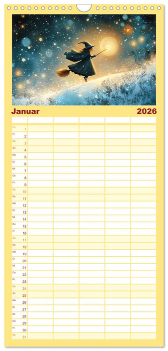 Zauber zur Mitternacht (CALVENDO Familienplaner 2026)