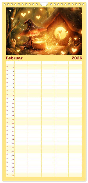 Zauber zur Mitternacht (CALVENDO Familienplaner 2026)