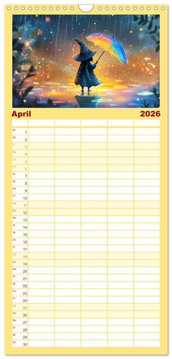 Zauber zur Mitternacht (CALVENDO Familienplaner 2026)