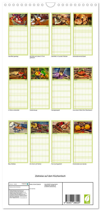 Zeitreise auf dem Küchentisch (CALVENDO Familienplaner 2026)