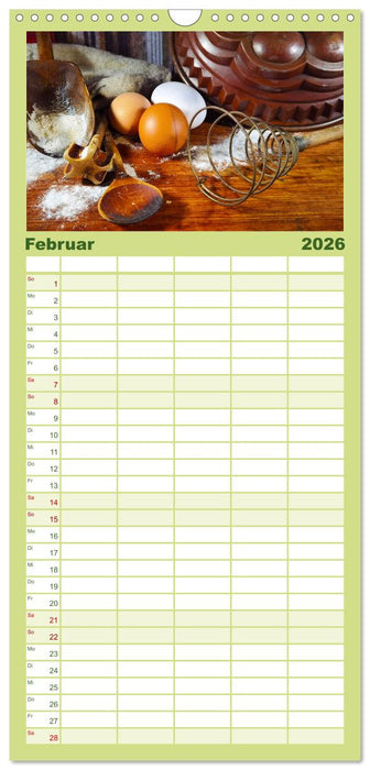 Zeitreise auf dem Küchentisch (CALVENDO Familienplaner 2026)