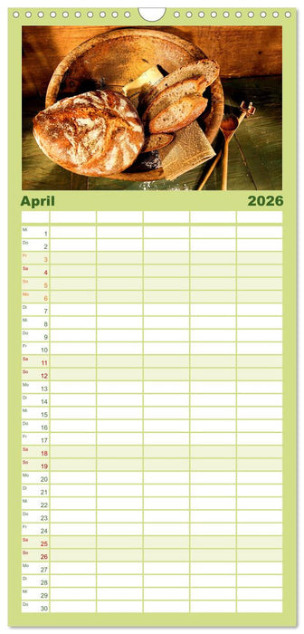 Zeitreise auf dem Küchentisch (CALVENDO Familienplaner 2026)