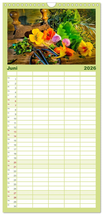 Zeitreise auf dem Küchentisch (CALVENDO Familienplaner 2026)