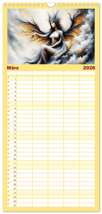 Die Magie der Natur Monatsköniginnen (CALVENDO Familienplaner 2026)