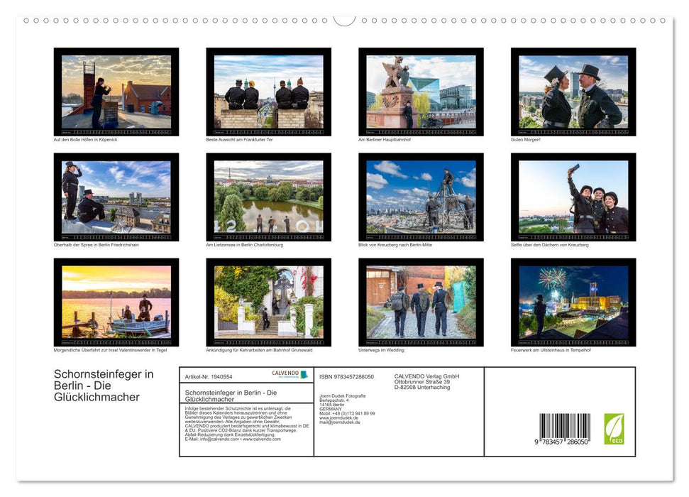 Schornsteinfeger in Berlin - Die Glücklichmacher (CALVENDO Premium Wandkalender 2026)