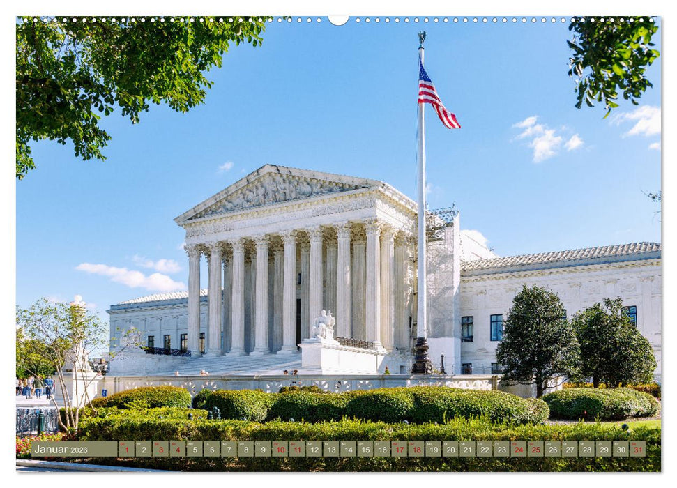 Washington, D.C., Hauptstadtzauber der USA (CALVENDO Wandkalender 2026)
