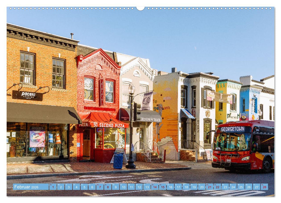 Washington, D.C., Hauptstadtzauber der USA (CALVENDO Wandkalender 2026)
