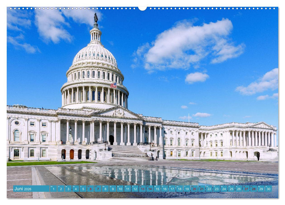 Washington, D.C., Hauptstadtzauber der USA (CALVENDO Wandkalender 2026)