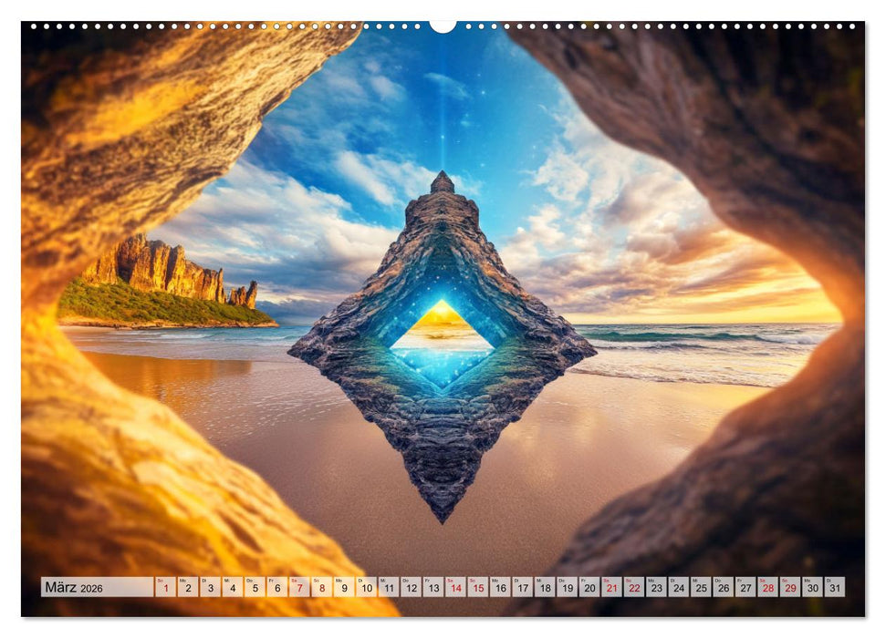 An den Grenzen der Realität (CALVENDO Wandkalender 2026)