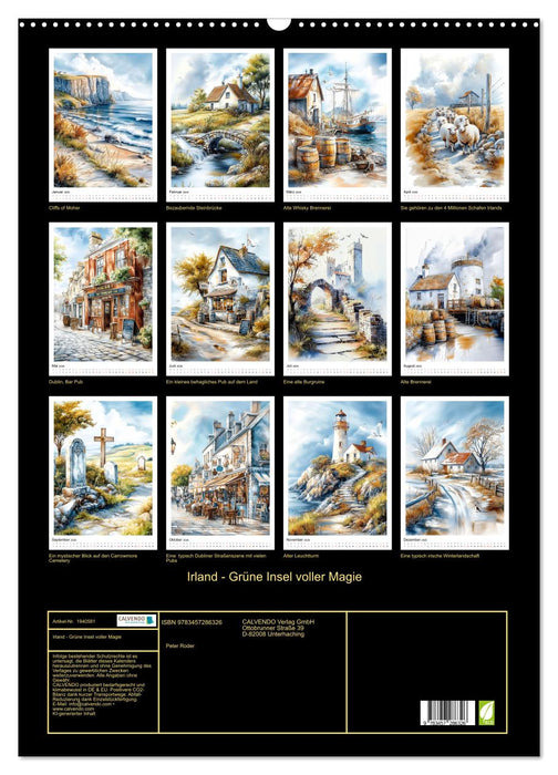 Irland - Grüne Insel voller Magie (CALVENDO Wandkalender 2026)
