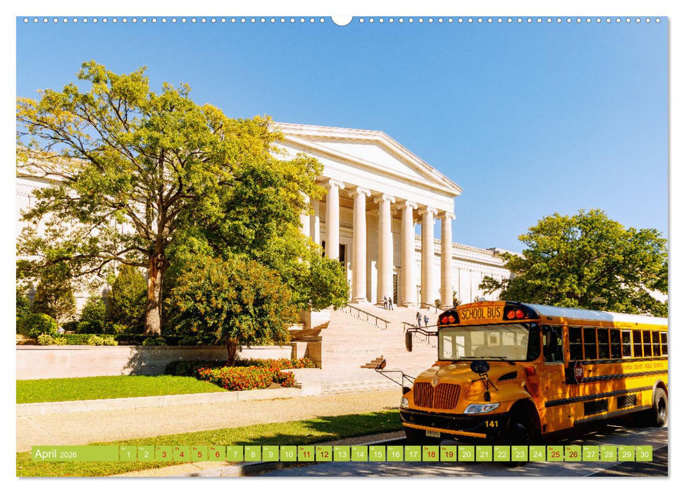 Washington, D.C., Hauptstadtzauber der USA (CALVENDO Premium Wandkalender 2026)
