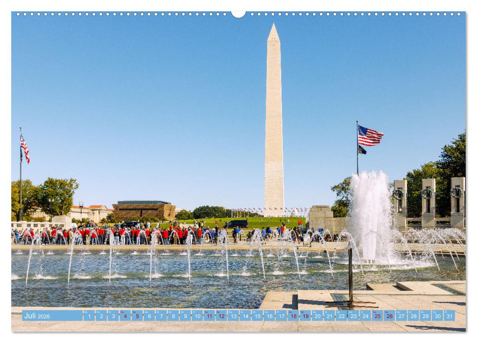 Washington, D.C., Hauptstadtzauber der USA (CALVENDO Premium Wandkalender 2026)