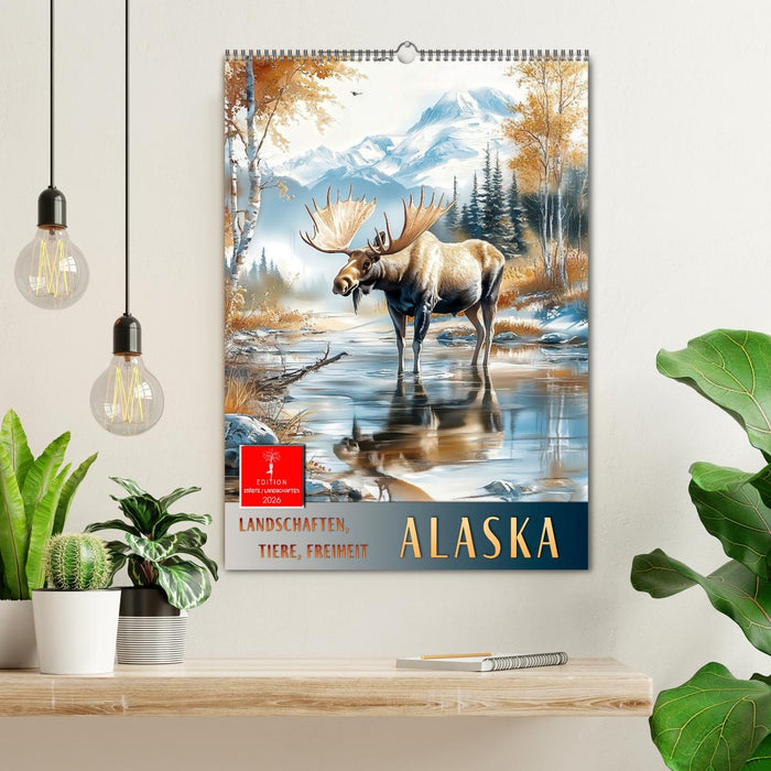 Alaska - Landschaften, Tiere, Freiheit (CALVENDO Wandkalender 2026)