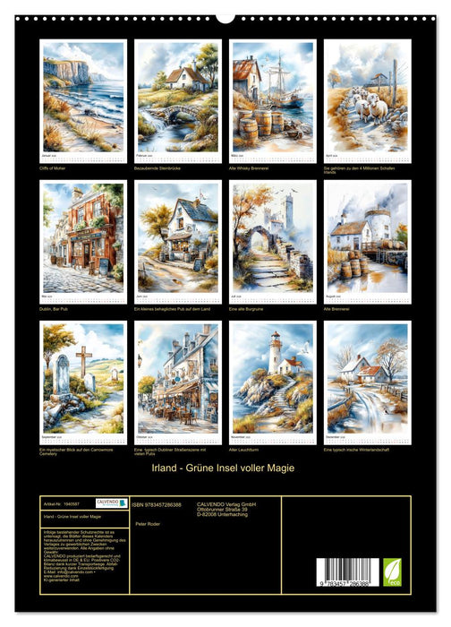 Irland - Grüne Insel voller Magie (CALVENDO Premium Wandkalender 2026)