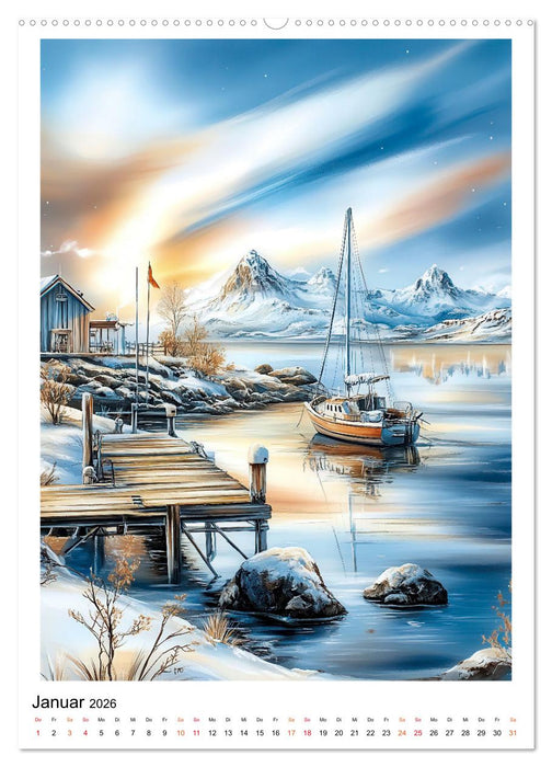 Alaska - Landschaften, Tiere, Freiheit (CALVENDO Premium Wandkalender 2026)