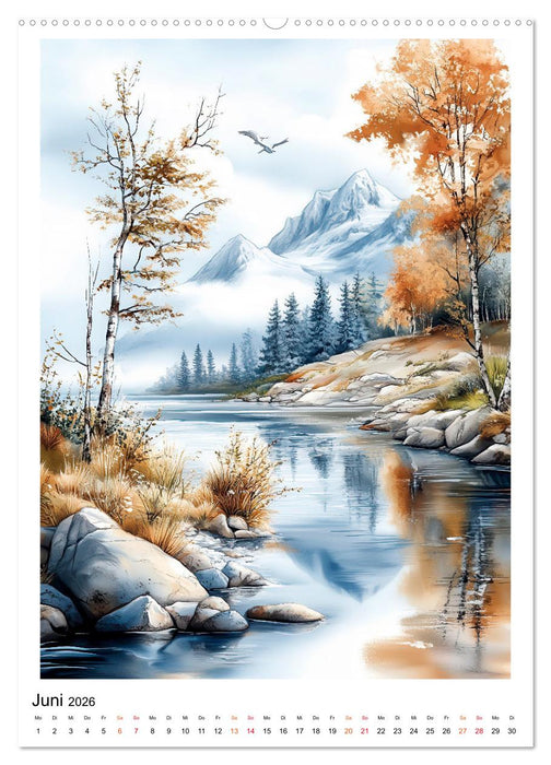 Alaska - Landschaften, Tiere, Freiheit (CALVENDO Premium Wandkalender 2026)