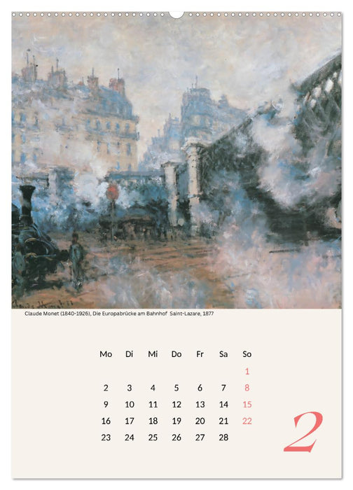 Claude Monet Impressionen 2026 (CALVENDO Wandkalender 2026)