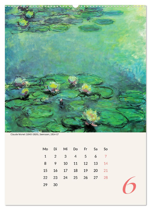 Claude Monet Impressionen 2026 (CALVENDO Wandkalender 2026)