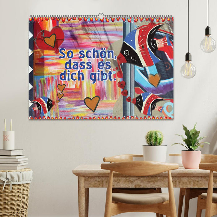 So schön, dass es dich gibt (CALVENDO Wandkalender 2026)