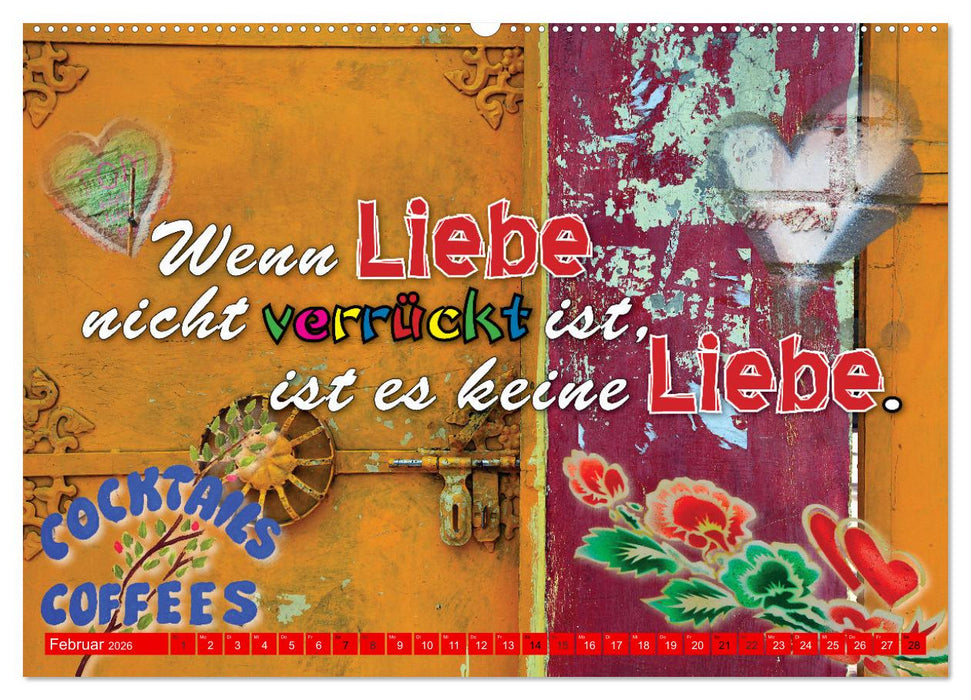 So schön, dass es dich gibt (CALVENDO Wandkalender 2026)