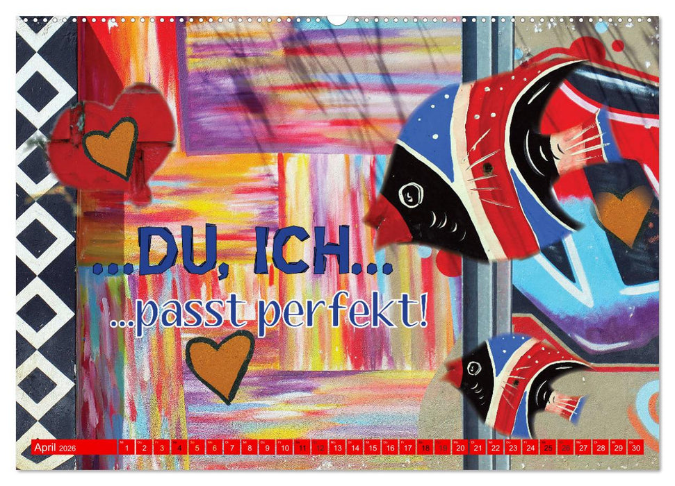 So schön, dass es dich gibt (CALVENDO Wandkalender 2026)