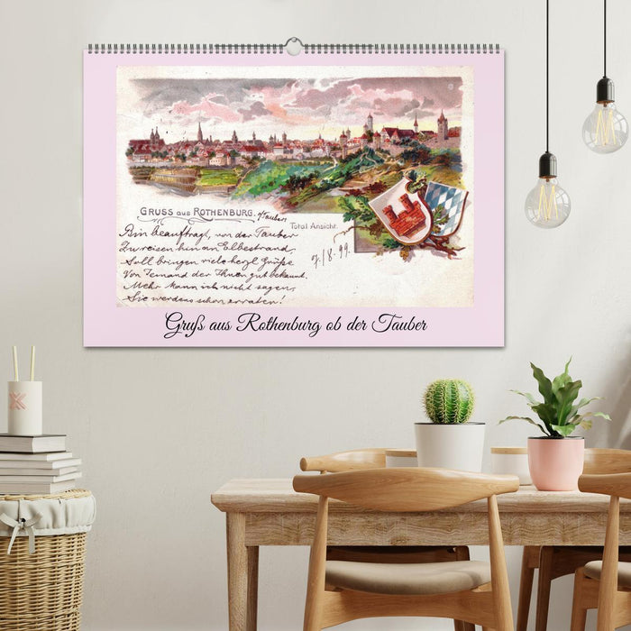 Gruß aus Rothenburg ob der Tauber (CALVENDO Wandkalender 2026)