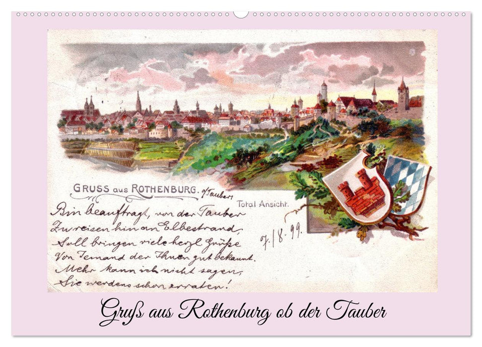 Gruß aus Rothenburg ob der Tauber (CALVENDO Wandkalender 2026)