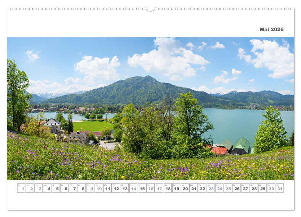 Ab in die Berge - Aussichtsplätze in den Münchner Hausbergen (CALVENDO Premium Wandkalender 2026)