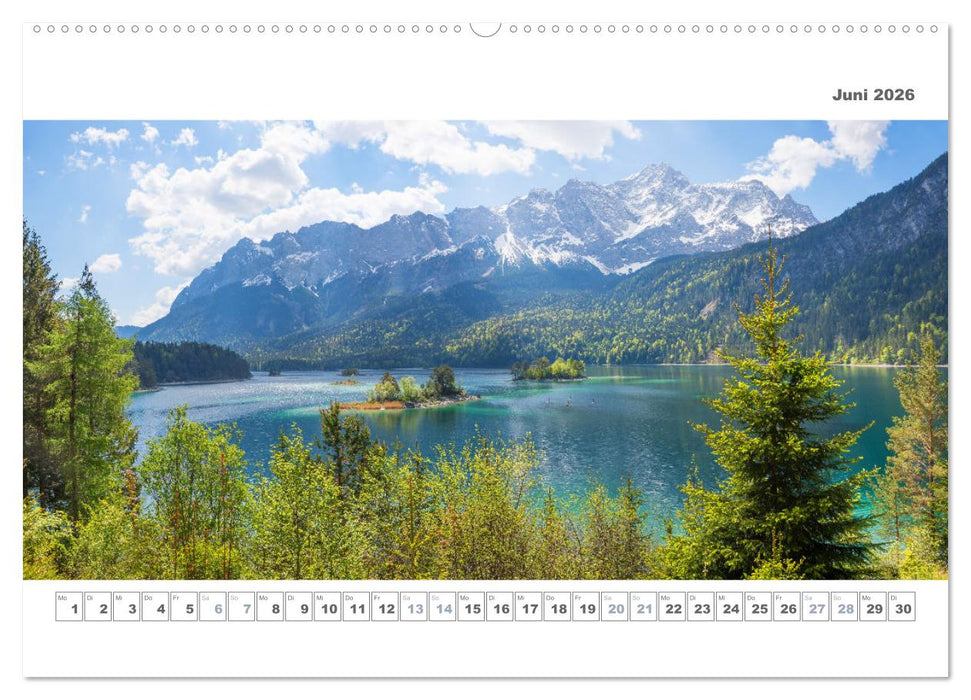 Ab in die Berge - Aussichtsplätze in den Münchner Hausbergen (CALVENDO Premium Wandkalender 2026)