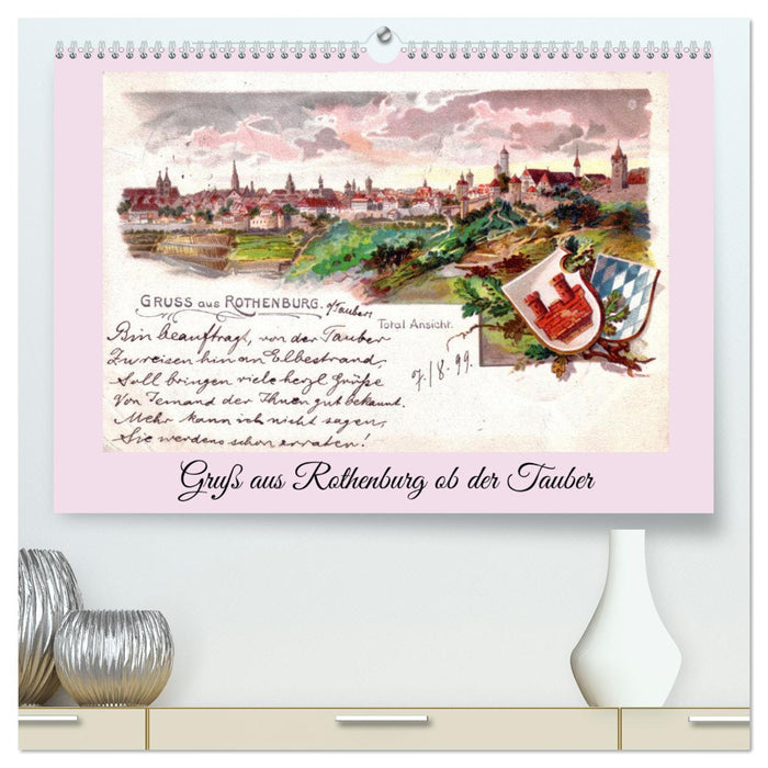Gruß aus Rothenburg ob der Tauber (CALVENDO Premium Wandkalender 2026)