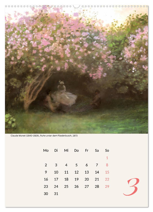 Claude Monet Impressionen 2026 (CALVENDO Premium Wandkalender 2026)