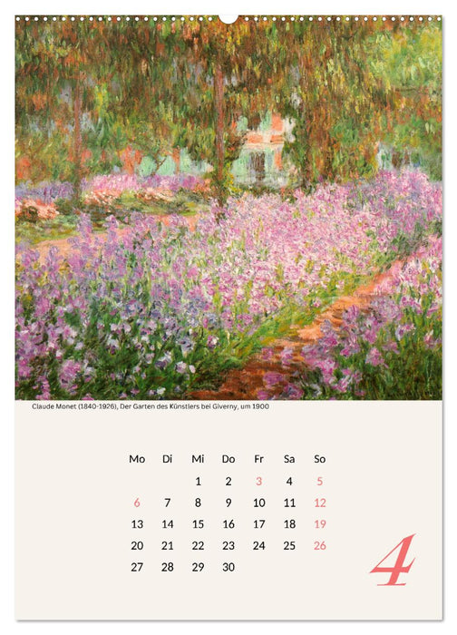 Claude Monet Impressionen 2026 (CALVENDO Premium Wandkalender 2026)