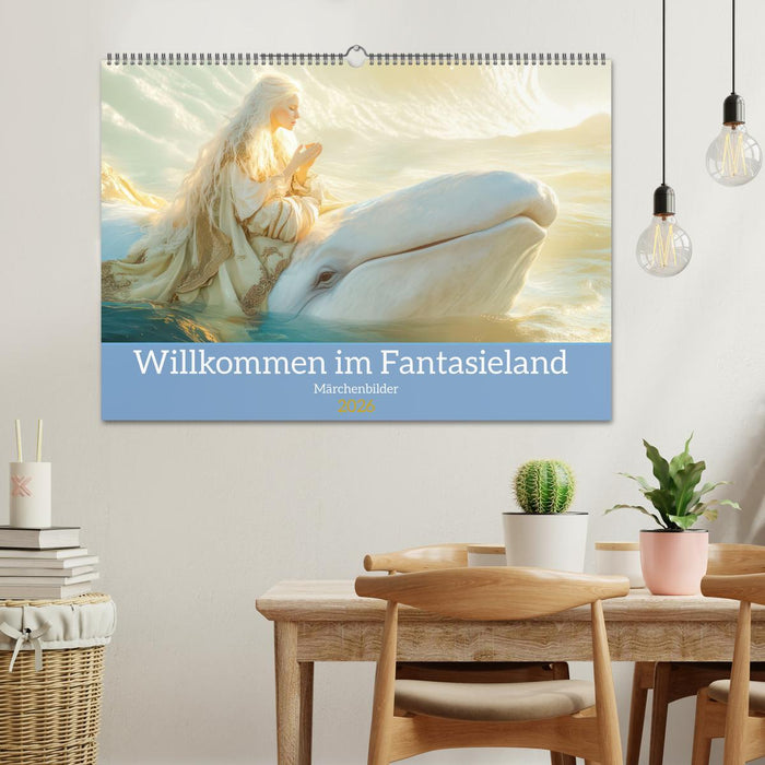 Willkommen im Fantasieland - Märchenbilder (CALVENDO Wandkalender 2026)