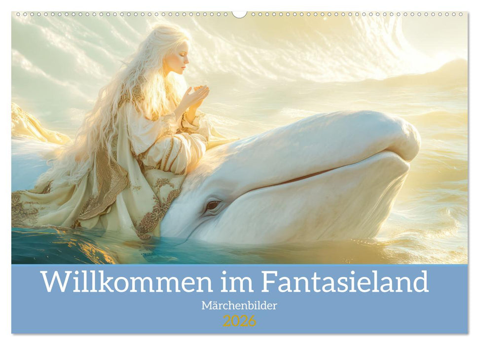 Willkommen im Fantasieland - Märchenbilder (CALVENDO Wandkalender 2026)