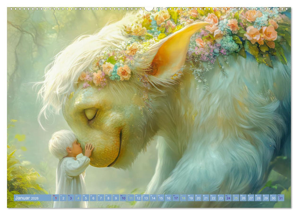 Willkommen im Fantasieland - Märchenbilder (CALVENDO Wandkalender 2026)