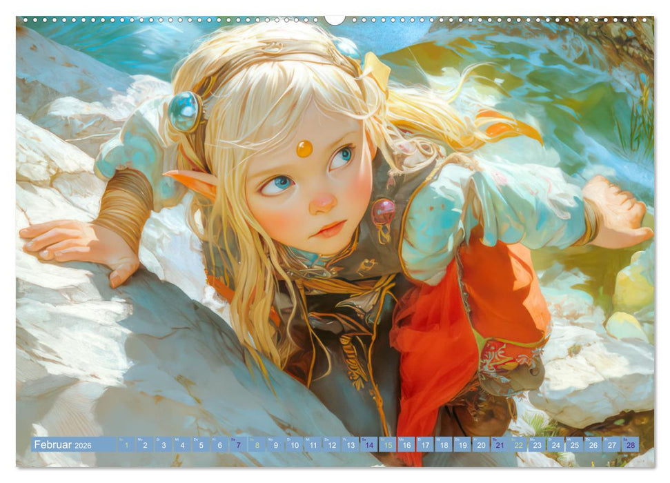 Willkommen im Fantasieland - Märchenbilder (CALVENDO Premium Wandkalender 2026)