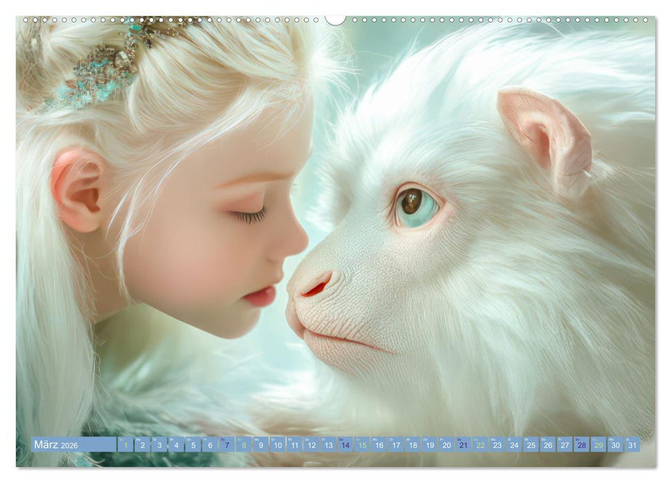Willkommen im Fantasieland - Märchenbilder (CALVENDO Premium Wandkalender 2026)