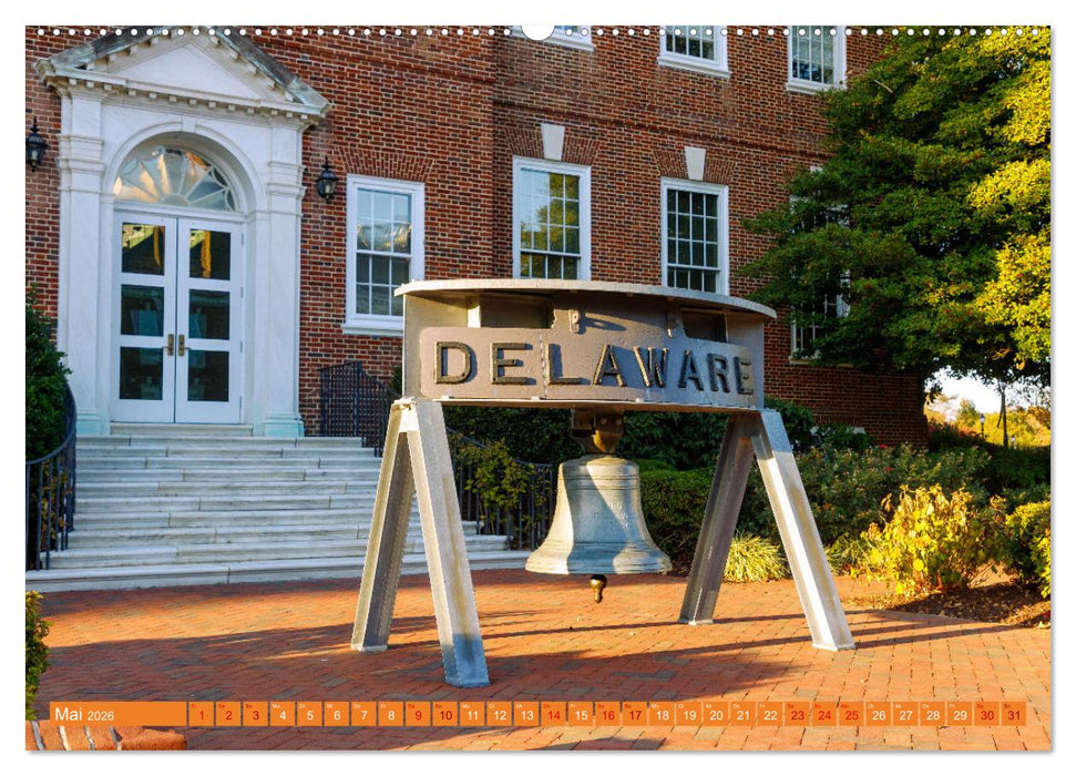 Delaware. Kleine Perle an der Ostküste der USA (CALVENDO Wandkalender 2026)