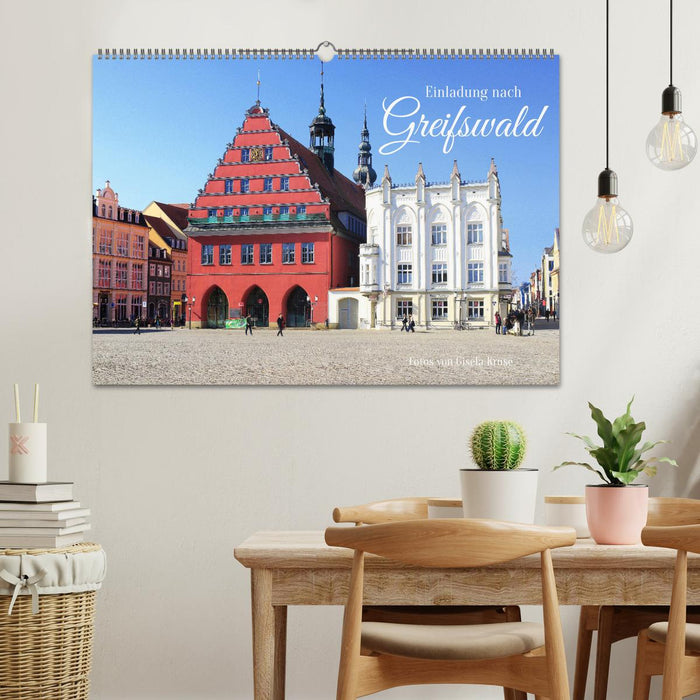 Einladung nach Greifswald (CALVENDO Wandkalender 2026)