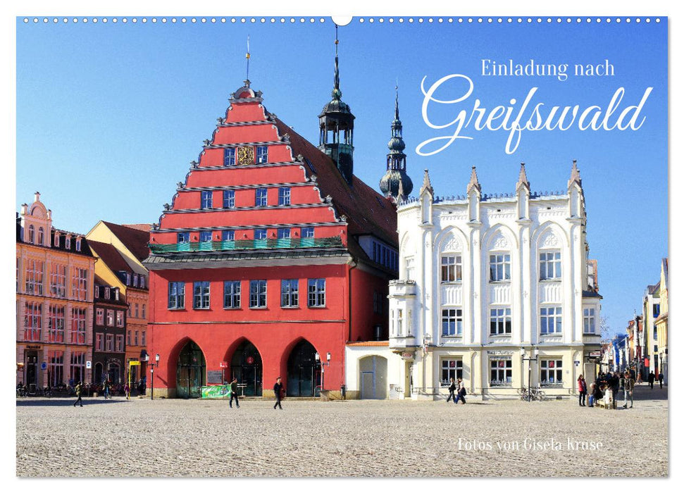 Einladung nach Greifswald (CALVENDO Wandkalender 2026)